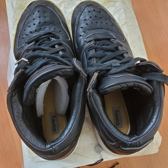 Visvim Fauna Sneakers – Black Leather US M 9.5 - Picture 5 of 12